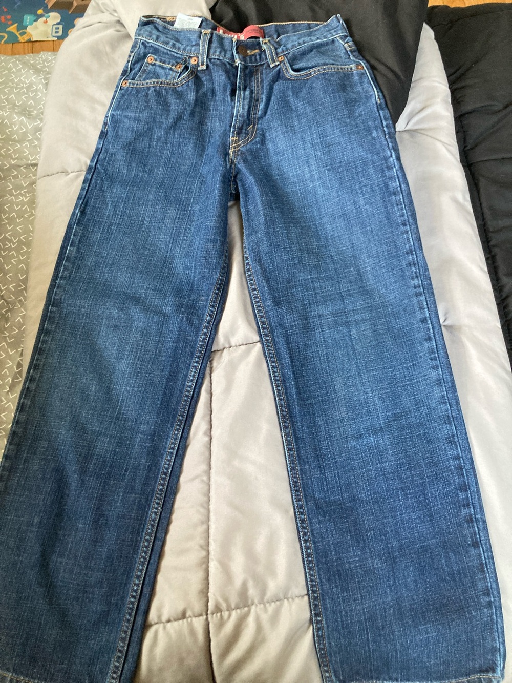 Levi's Blue Kids Straight-Leg Jeans